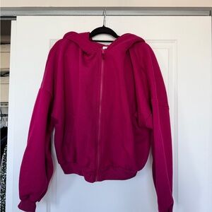 Blogilates Women's Marshmallow Full Zip
Hooded Sweatshirt